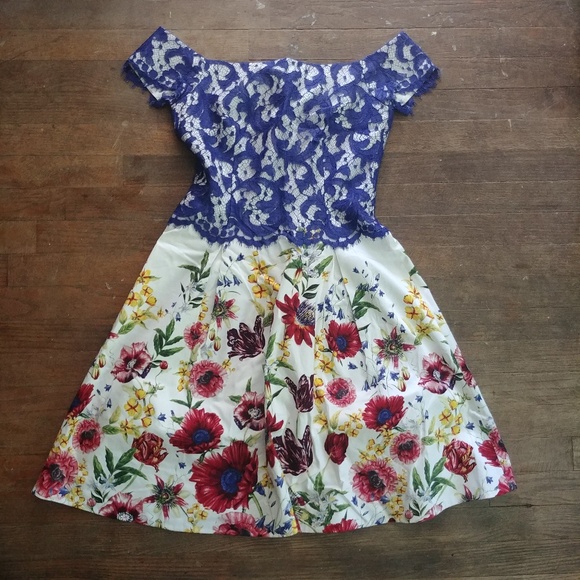 karen millen multi coloured dress